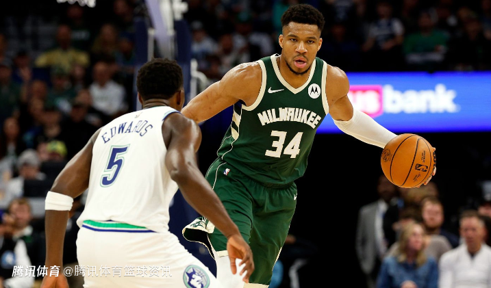 雄鹿击败森林狼，字母哥独得28分